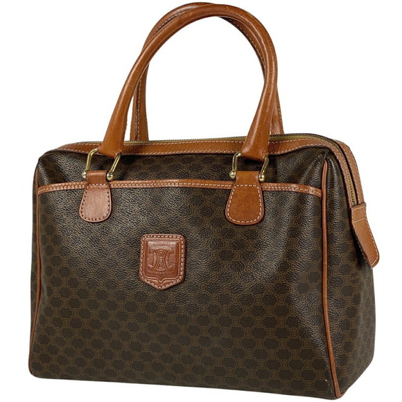 Celine Handbags - Celine Macadam handbag mini canvas brown